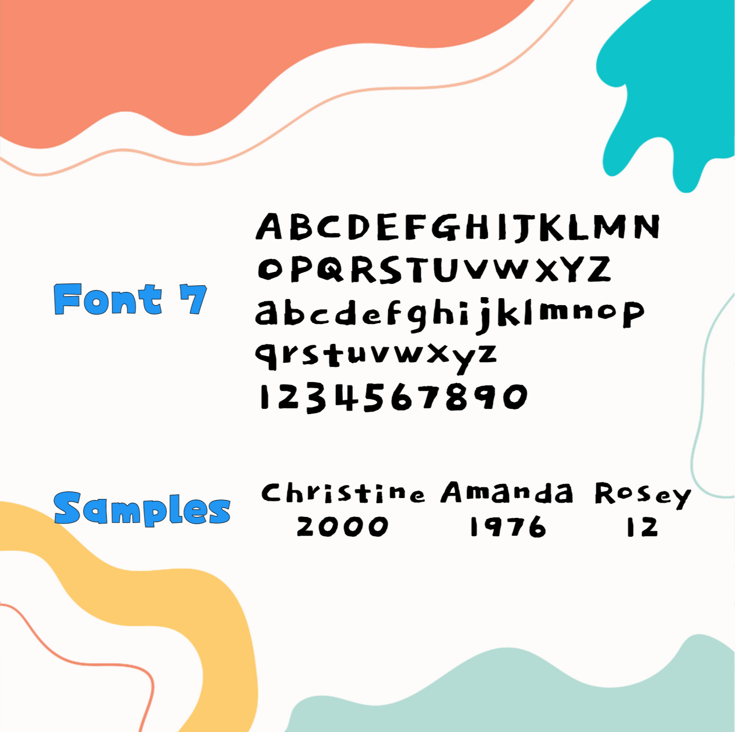 Font 7